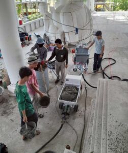 เครื่องพ่นปูนผสมทราย Handy Jet - Mass Engineering
