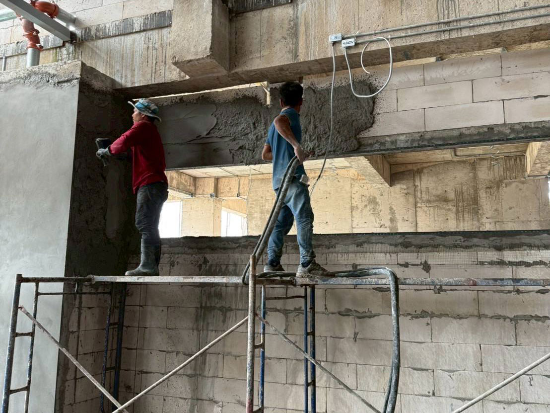 พ่นปูน เช่าเครื่องพ่นปูน น่าน