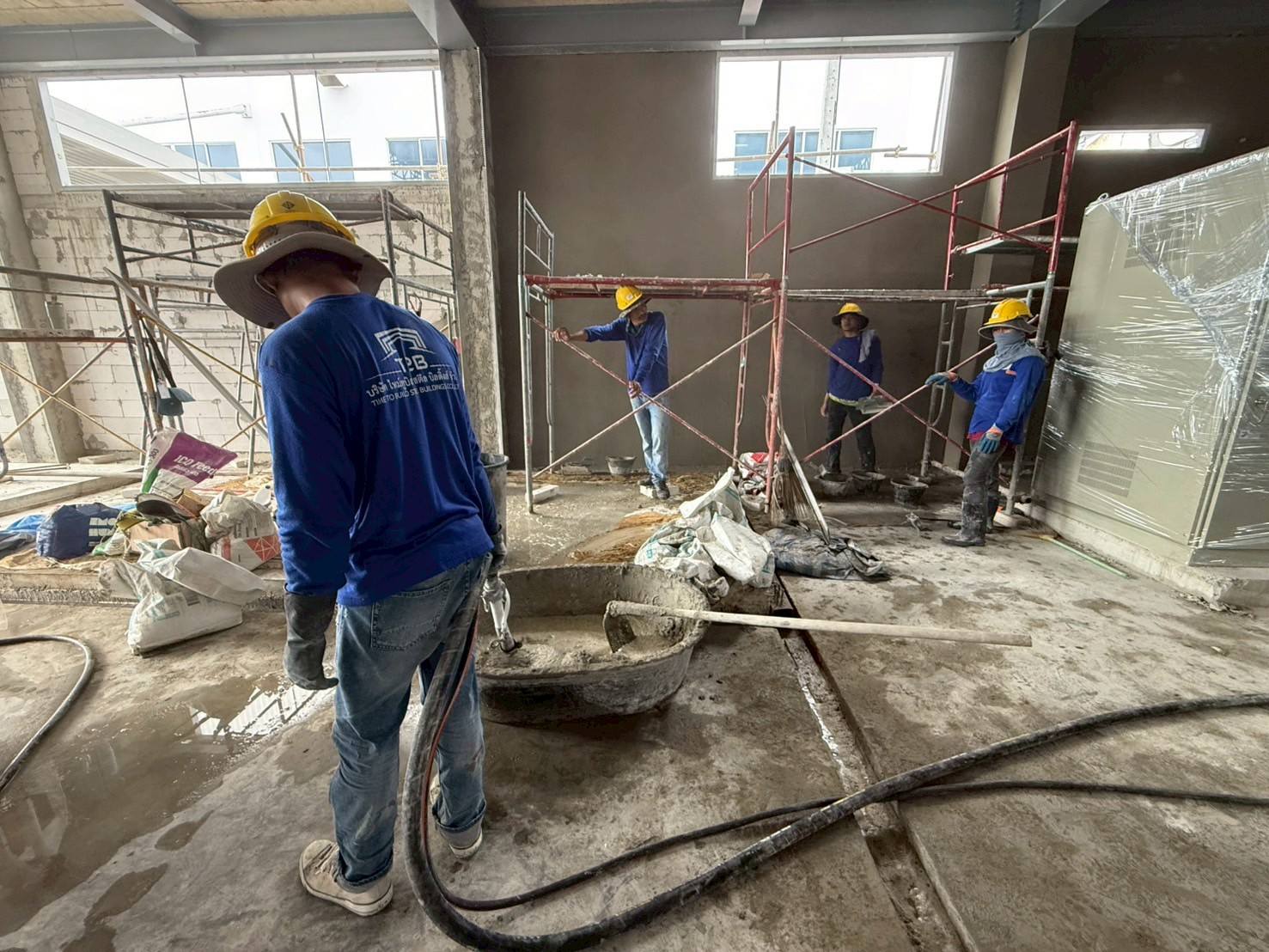 ซื้อเครื่องพ่นปูน Mass Engineering ปทุมธานี