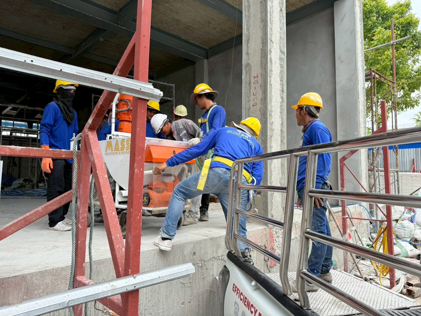 ซื้อเครื่องพ่นปูน Mass Engineering นวนคร ปทุมธานี