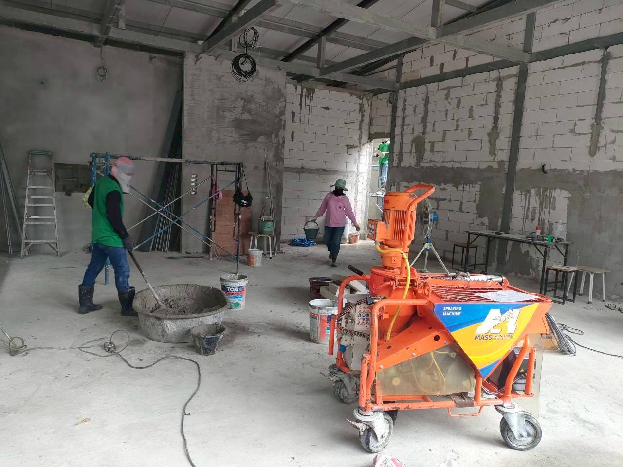 เช่าเครื่องพ่นปูน นนทบุรี