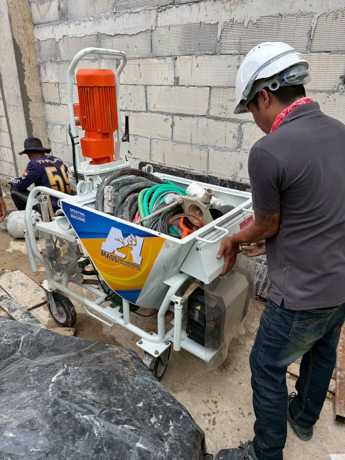 เช่าเครื่องพ่นปูนระยอง