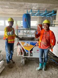 ซื้อเครื่องพ่นปูนสมุทรปราการ | ME Engineering จำหน่ายเครื่องพ่นปูนราคาถูก