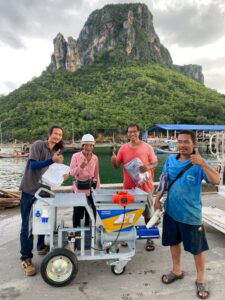 ลูกค้าภูเก็ตซื้อเครื่องพ่นปูน - Mass Engineering จำหน่ายเครื่องพ่นปูน