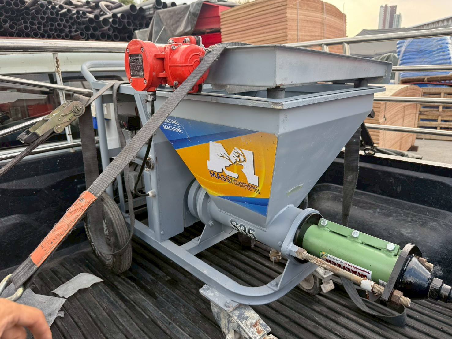 ผลงานเกร้าท์ปูนงานรถไฟฟ้าสายสีม่วง