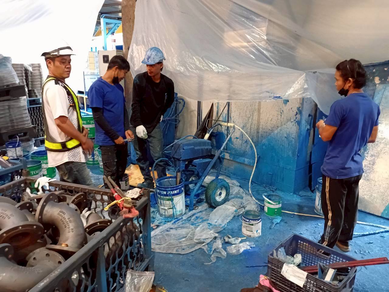 ซ่อมเครื่องพ่นสี ถึงหน้าไซต์งาน