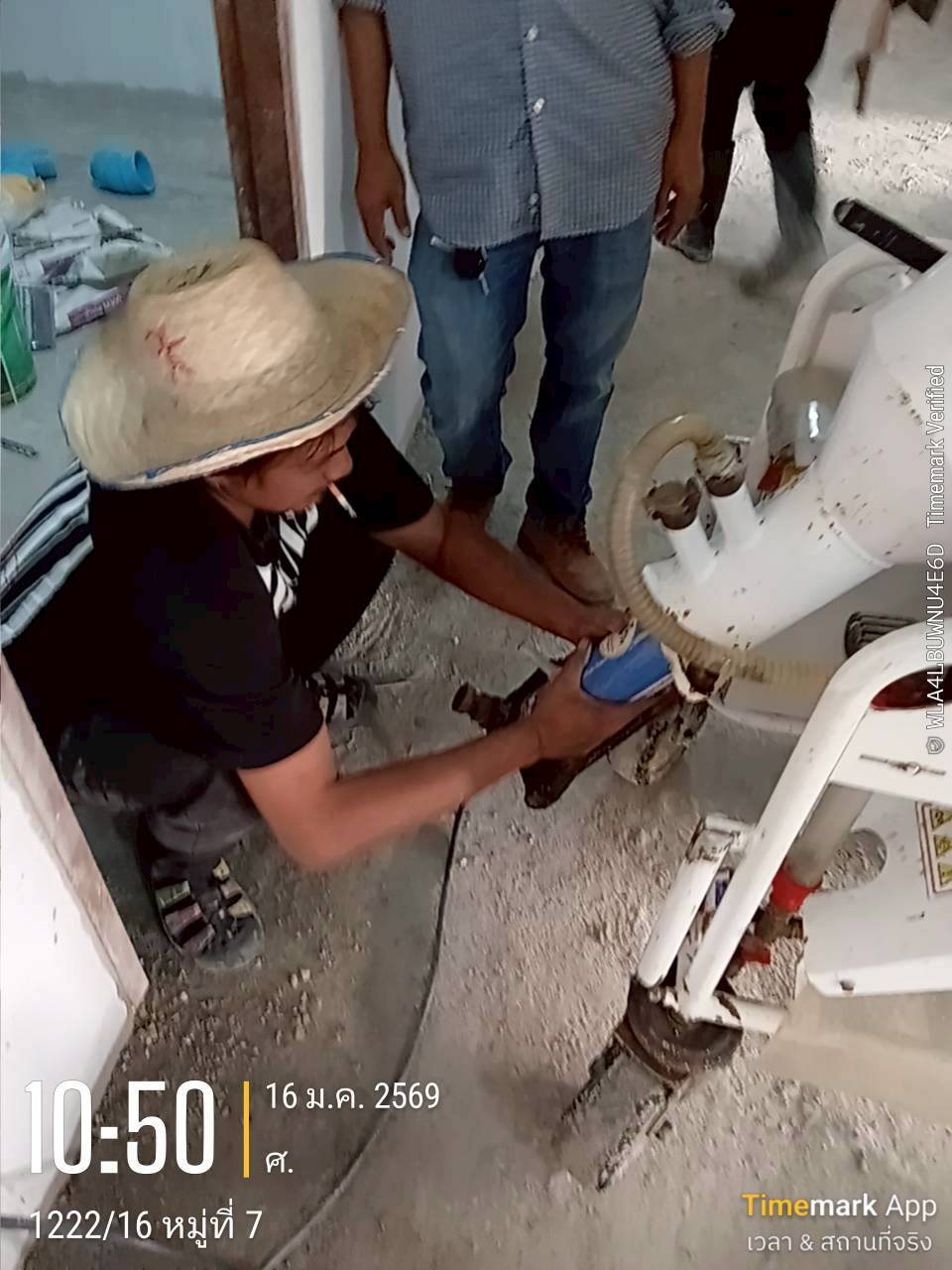 ไซต์งานสมุทรปราการ เช่าเครื่องพ่นปูน