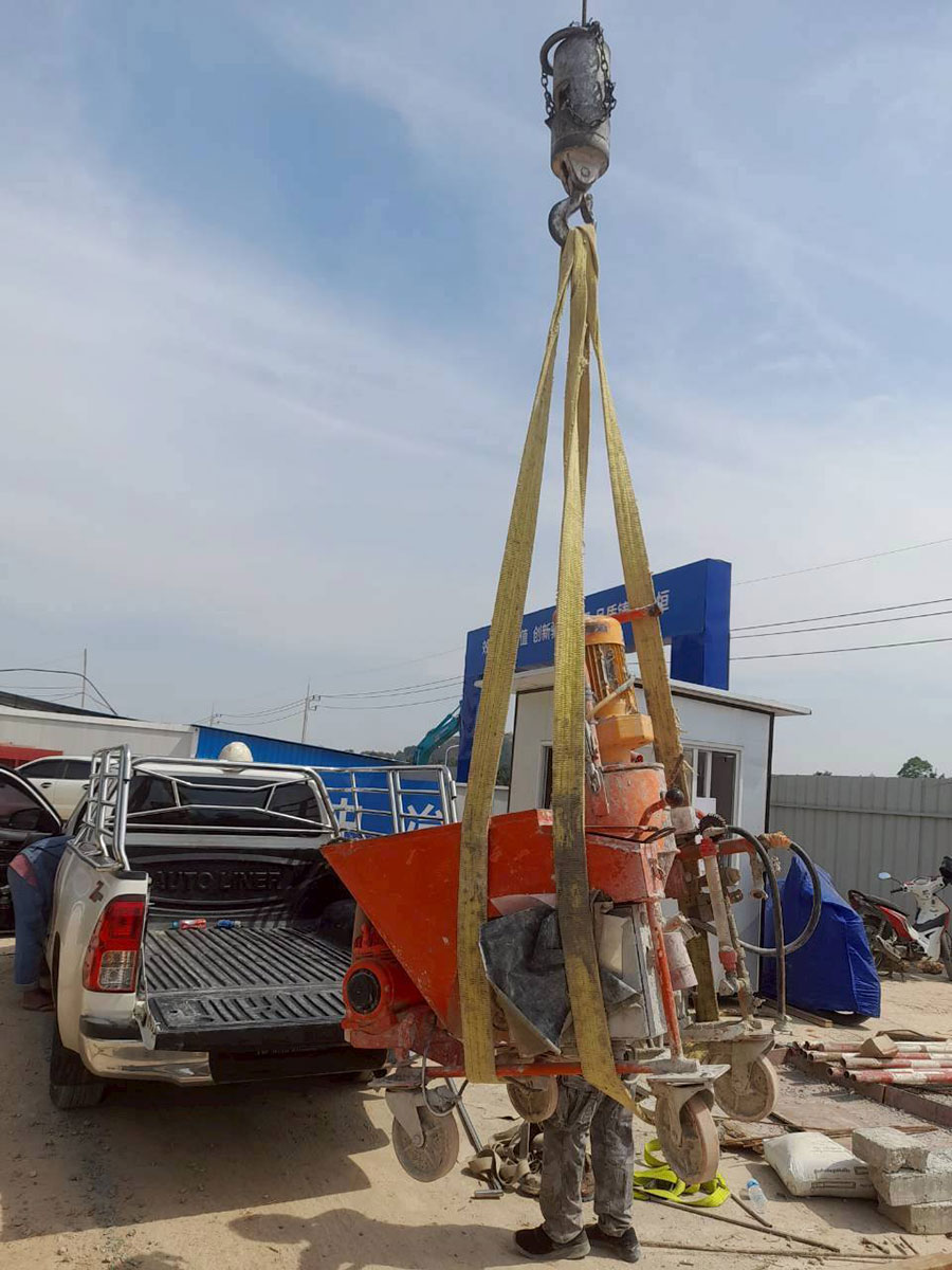 ซ่อมเครื่องพ่นปูน ถึงหน้างาน