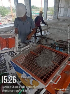ลูกค้าภูเก็ตซื้อเครื่องพ่นปูน