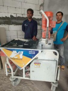 เช่าเครื่องพ่นปูน ราชพฤกษ์ กรุงเทพ | MASS Engineering